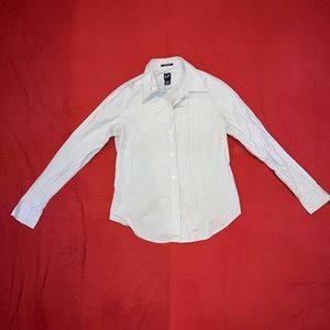 Gap White Button Down Shirt